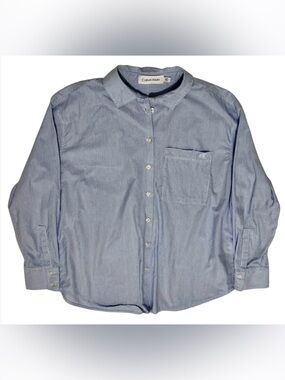 Calvin Klein Men’s Light Blue Oxford Button-Down Shirt